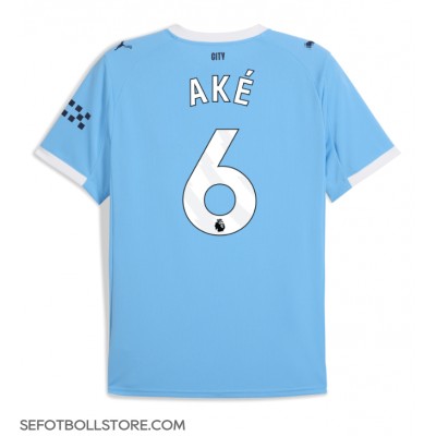 Manchester City Nathan Ake #6 Replika Hemmatröja 2025-26 Kortärmad Manchester City Nathan Ake #6 Replika Hemmatröja 2025-26 Kortärmad